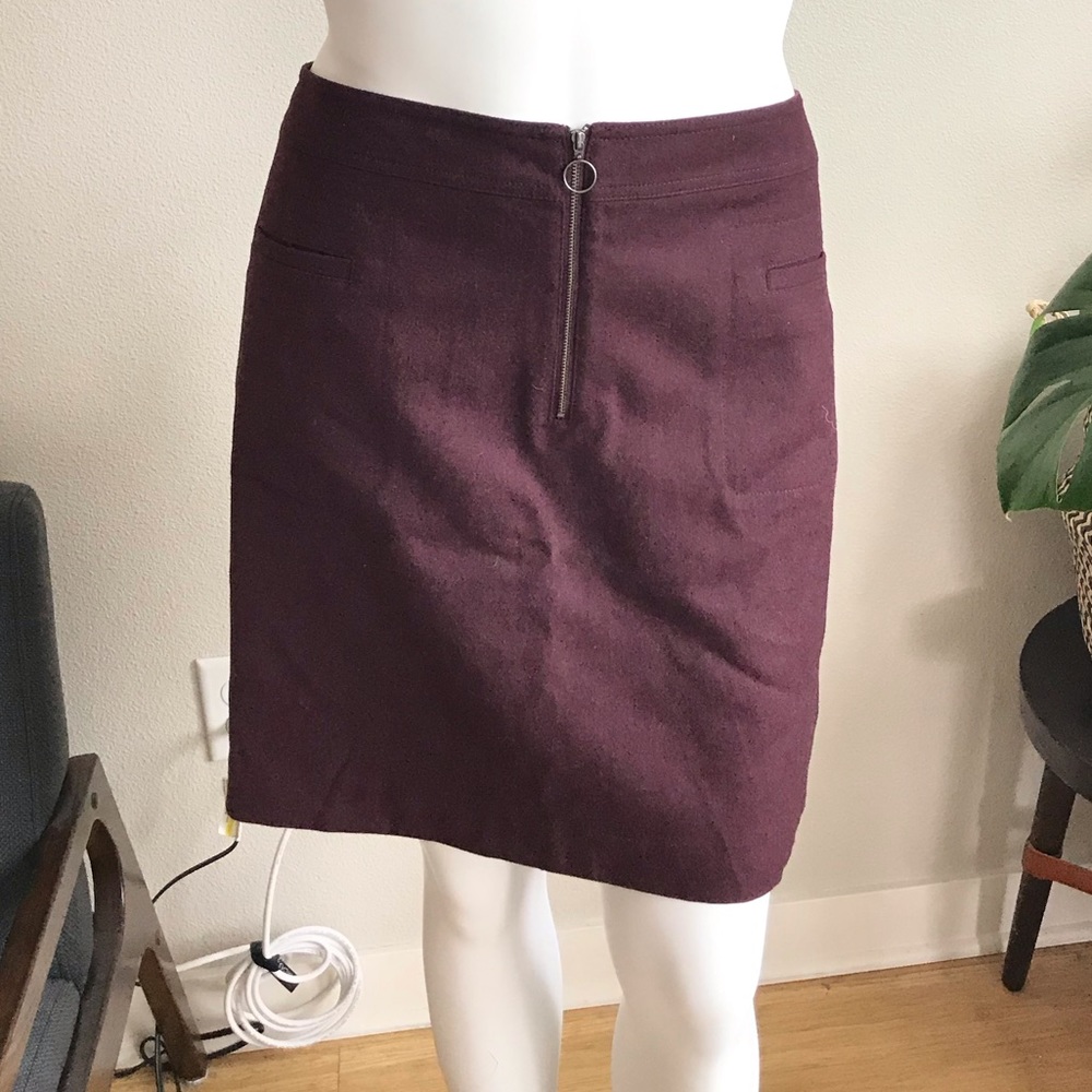 Madewell wool miniskirt